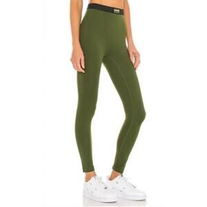 Adam Selman Sport Bonded Active Legging Green High Rise Athleisure Women's Small